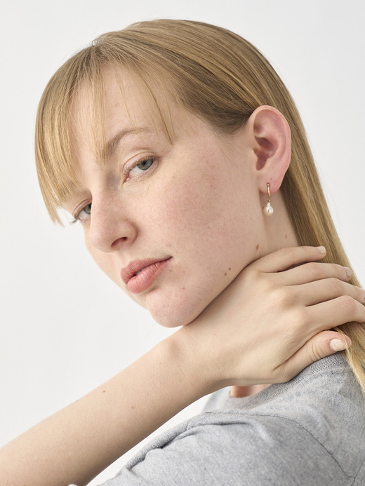 Akoya baroque pearl earring（hoop) | GIGI for JOHN SMEDLEY 詳細画像 PEARL 3